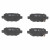 Колодки тормозные дисковые задние для автомобилей Chery Tiggo 4 Pro (20-) / Omoda C5 (22-) 2WD