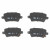 Колодки тормозные дисковые задние для автомобилей JAC J7 (20-)