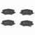Колодки тормозные дисковые передние для автомобилей Москвич 3 (22-) / JAC JS4 (20-)