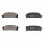 Колодки тормозные дисковые задние для автомобилей Toyota Mark II/Chaser/Cresta X100 (96-) 116x40мм