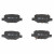 Колодки тормозные дисковые задние для автомобилей Geely Coolray (18-) / Belgee X50 (23-)
