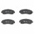 Колодки тормозные дисковые передние для автомобилей Exeed TXL (21-) / Haval F7 (19-) / Haval F7x (19-) / Honda CR-V (12-)