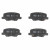 Колодки тормозные дисковые задние для автомобилей Mitsubishi Outlander III (12-) / ASX (10-)
