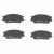 Колодки тормозные дисковые передние для автомобилей Kia Soul III (19-)