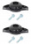 Комплект опор амортизаторов для автомобилей Ford Mondeo IV (07-)/S-Max (06-) (задних) (2 шт.)