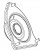 Опора амортизатора для автомобилей Mini Cooper (R50, R52, R53) (01-) (передняя с подшипником)