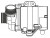 Насос электрический (помпа) для автомобилей BMW 5 F10 (09-) 2.5i/3.0i/X3 F25 (10-) 3.0i [N52]