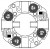Узел щеточный стартера для автомобилей Hyundai HD65 (04-)/HD78 (06-) с дв. D4DD