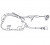Датчик ABS для автомобилей Mitsubishi L200 (06-) (с 2011) переднего левого колеса