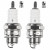 Комплект свечей зажигания для мототехники Honda/Kawasaki/Yamaha ан. BPMR7A (2шт)