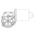 Моторедуктор стеклоочистителя для автомобилей Chery Amulet (06-) (передний)
