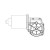 Моторедуктор стеклоочистителя для автомобилей Chery Very/Bonus A13 (03-) (передний)
