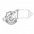 Моторедуктор стеклоочистителя для автомобилей Toyota RAV4 (05-)/RAV4 (12-) (передний)
