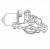 Моторедуктор стеклоочистителя для автомобилей Toyota RAV4 (18-) (передний)