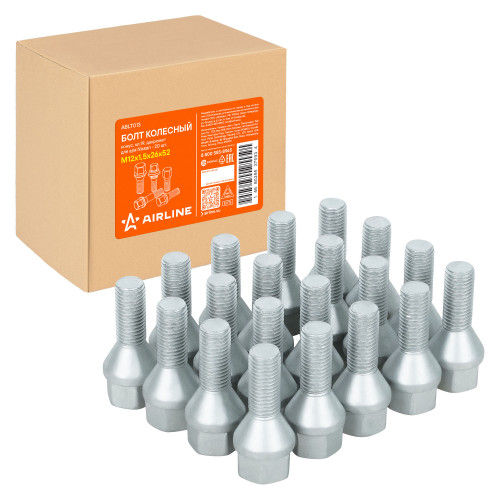 Болт колесный M12x1,5x26x52, конус, ключ 19, дакромет для а/м Nissan