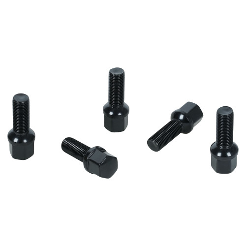 Болт колесный M14x1,5x33x58, сфера R14, ключ 19, чёрный электрофорез для а/м VW/Mercedes