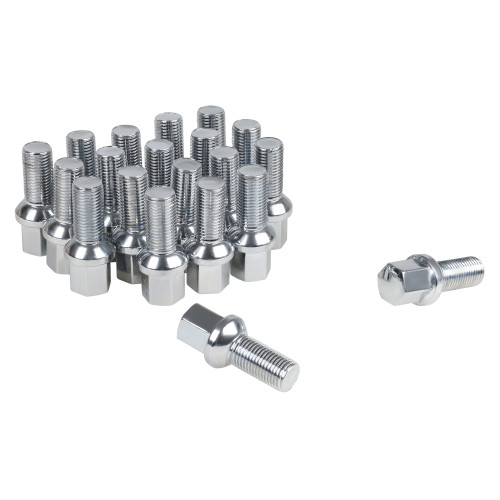 Болт колесный M14x1,5x27x53, сфера R13, ключ 17, хром для а/м VW/Skoda/Audi