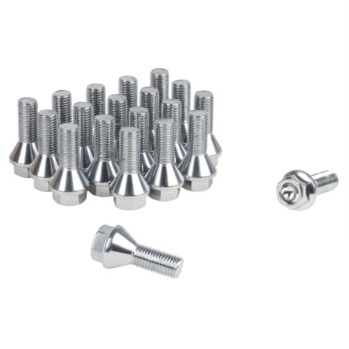 Болт колесный M12x1,5x25x45, конус, ключ 17, хром для а/м BMW