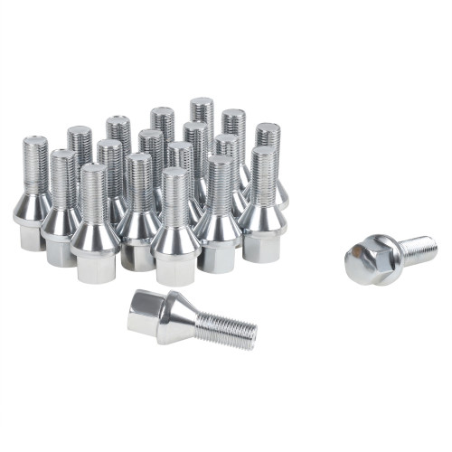 Болт колесный M12x1,25x25x53, конус, ключ 17, хром для а/м Peugeot/Citroen