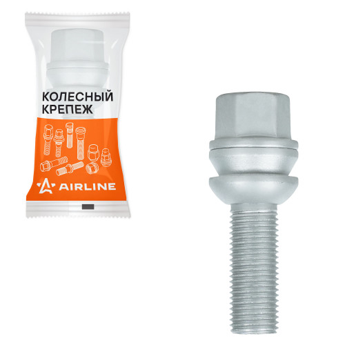 Болт колесный M14x1,5x34x66, сфера R14, ключ 19, дакромет, 1 шт для VW/Porsche/Audi