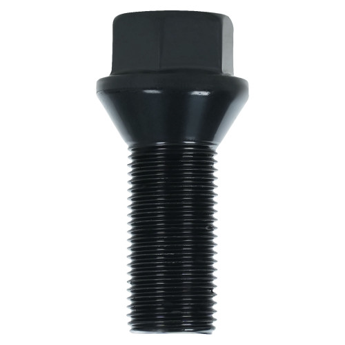 Болт колесный M14x1,25x28x47, конус, ключ 17, чёрный электрофорез, 1 шт для BMW