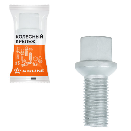 Болт колесный M14x1,5x27x48,5, сфера R14, ключ 17, дакромет, 1 шт для Mercedes/Infiniti