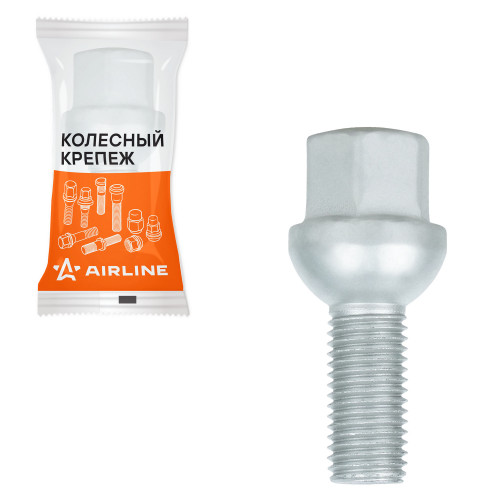 Болт колесный M12x1,5x26x51, сфера R12, ключ 17, дакромет, 1 штука для VW/Audi