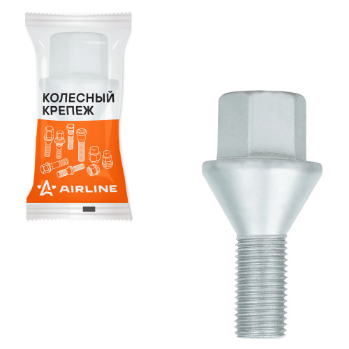 Болт колесный M14x1,5x27x63, конус, ключ 21, дакромет, 1 штука для Peugeot/Citroen