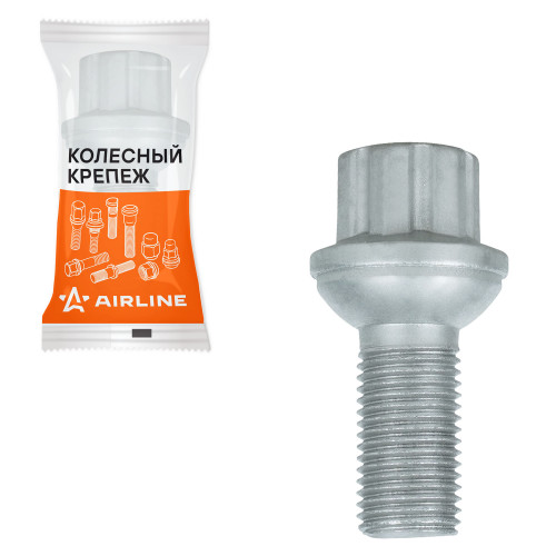 Болт колесный M14x1,5x27x51, сфера R14, spline, дакромет, 1 штука для Mercedes