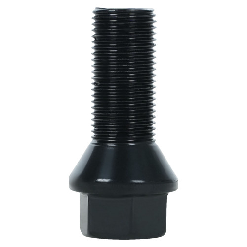 Болт колесный M14x1,25x28x47, конус, ключ 17, чёрный электрофорез, 20 шт для а/м BMW