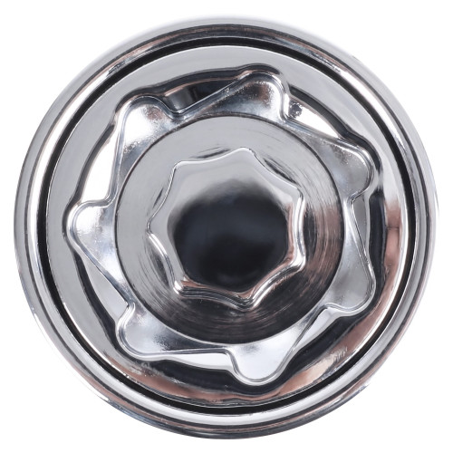 Секретки колесные (болты) М12x1,25x28x52, конус, 2 ключа 17/19, хром, тип O, комплект из 4 штук + 2 головок для а/м Лада