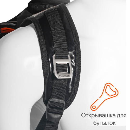 Сумка-холодильник (термосумка) рюкзак 19 л, 39*31*16см, Ripstop, водонепр.,черн.