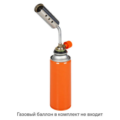 Горелка газовая на цанговый баллон, ручн.поджиг, сопло D31*90мм, анти-вспышка