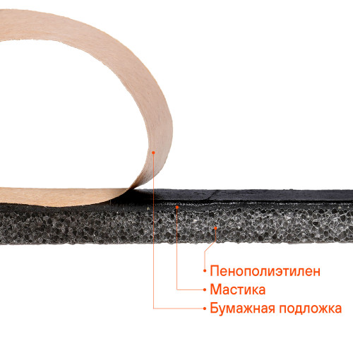 Шумоизоляция (звуко) "Изол 10" (50*70см),КС водостойк.,10 мм, с доп.вибродемпф.,ППЭ