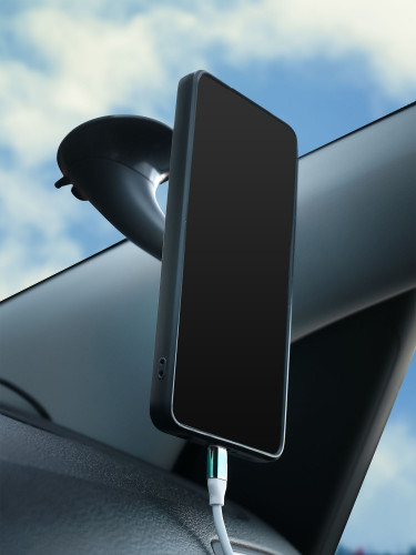 Держатель для телефона автомобильный на торпедо/лоб. стекло магнитный MagSafe