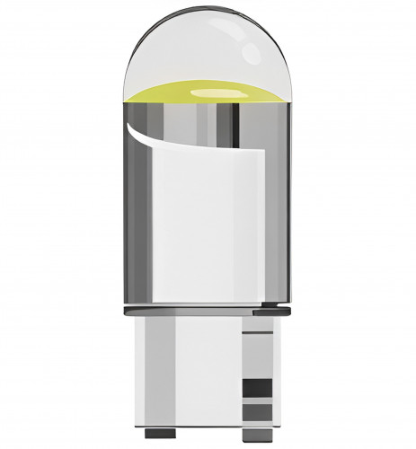 Лампа светодиодная W5W (T10) STANDARD, 6000K (Белый), 12В, 0.2Вт, 1LED, Полярная