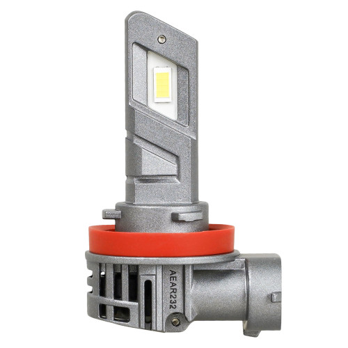 Лампа светодиодная H11/H8 COMPACT, 23Вт, 5200Лм (2600Лм x 2), 6500К (Белый), 12В, комплект 2 шт.