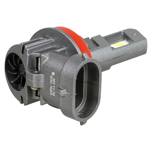 Лампа светодиодная H11/H8 COMPACT, 23Вт, 5200Лм (2600Лм x 2), 6500К (Белый), 12В, комплект 2 шт. МП-серия