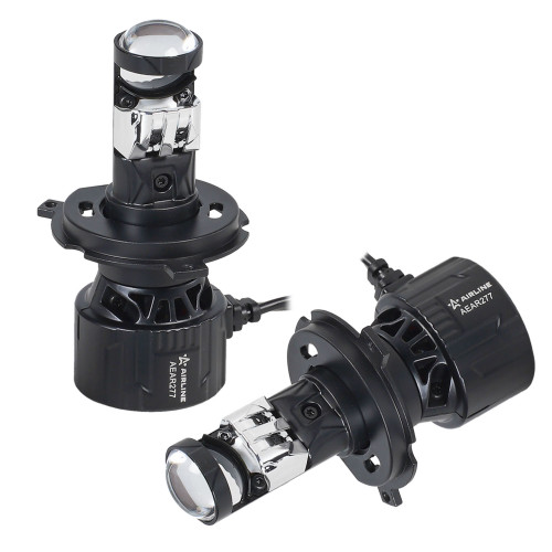 Лампа светодиодная H4 ECO LENS, 45Вт, 5700Лм (2850Лм x 2), 6500К (Белый), 12/24В, комплект 2 шт. МП-серия