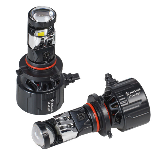 Лампа светодиодная HB3/HB4 ECO LENS, 45Вт, 5700Лм (2850Лм x 2), 6500К (Белый), 12/24В, комплект 2 шт. МП-серия