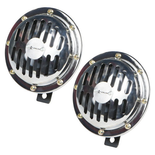 Сигнал звуковой дисковый 125мм 340/420Гц 118дБ 12В LOW/HIGH, кмпл. 2 шт.