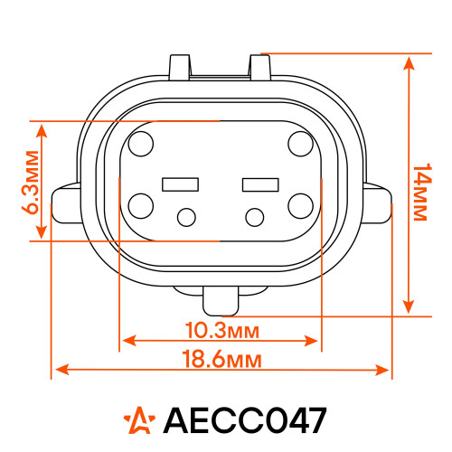 Разъём 2 pin с проводами для датчика кисл. и датчика ABS Daewoo/Chevrolet