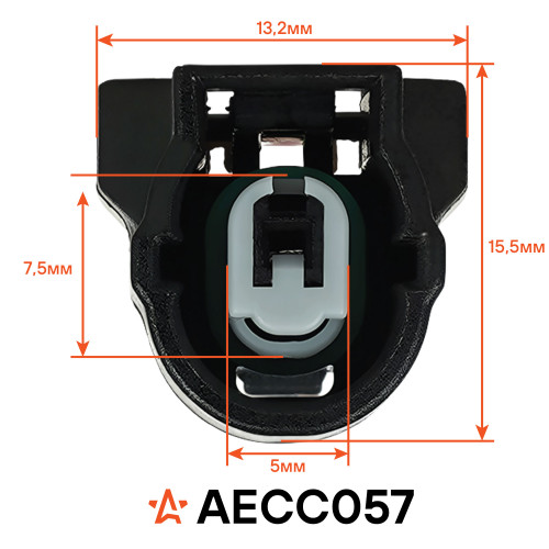 Разъём 1 pin с проводом для датчика детонации Honda Accord, CR-V