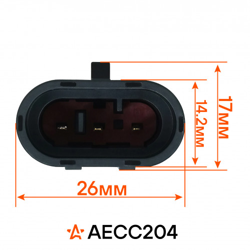 Разъем 3 pin с проводами для катушки зажигания Daewoo Lanos, Chevrolet Cruze, Chery Tiggo