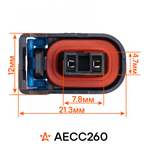Разъем 2 pin без проводов для топливной форсунки Chevrolet Lacetti, Aveo, Lanos, Epica