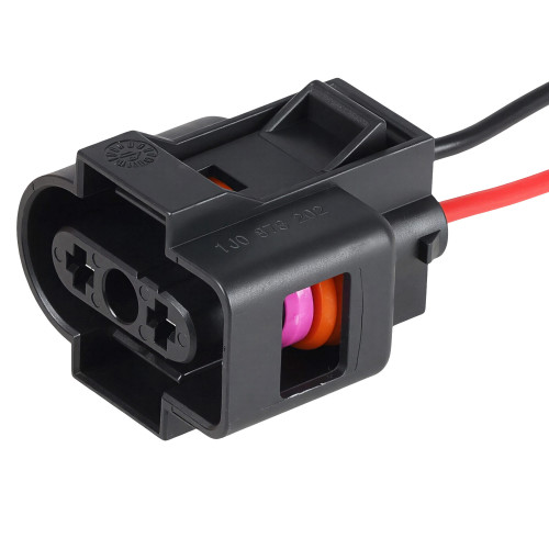 Разъём 2 pin с проводами для датчика уровня стеклоомыв. жидк. VAG Octavia, Jetta, Rapid