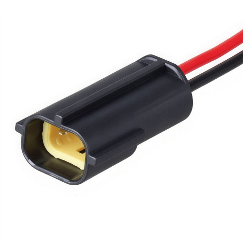 Разъём 2 pin с проводами для компрессора кондиц. Лада Granta, Kalina, X-Ray, Datsun On-Do