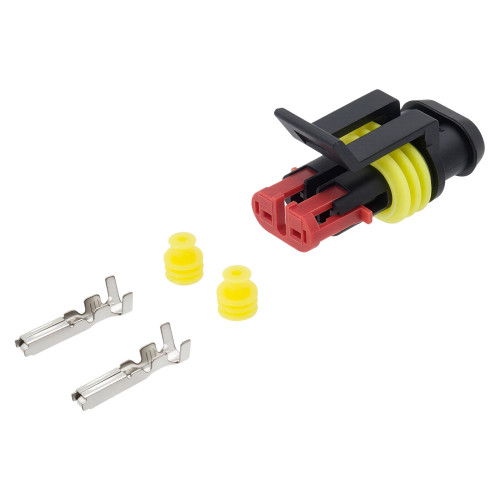 Разъём 2 pin без проводов для катуш. зажиг. ГАЗ; для датчика вкл. фон. задн. хода Chevrolet