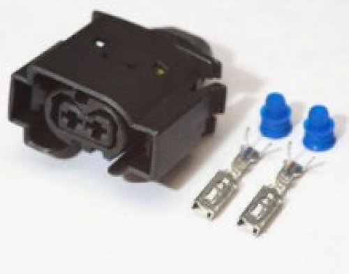 Разъём 2 pin без проводов для топливной форсунки VAG Transporter T5/T6