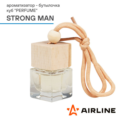 Ароматизатор-бутылочка куб "Perfume" STRONG MAN
